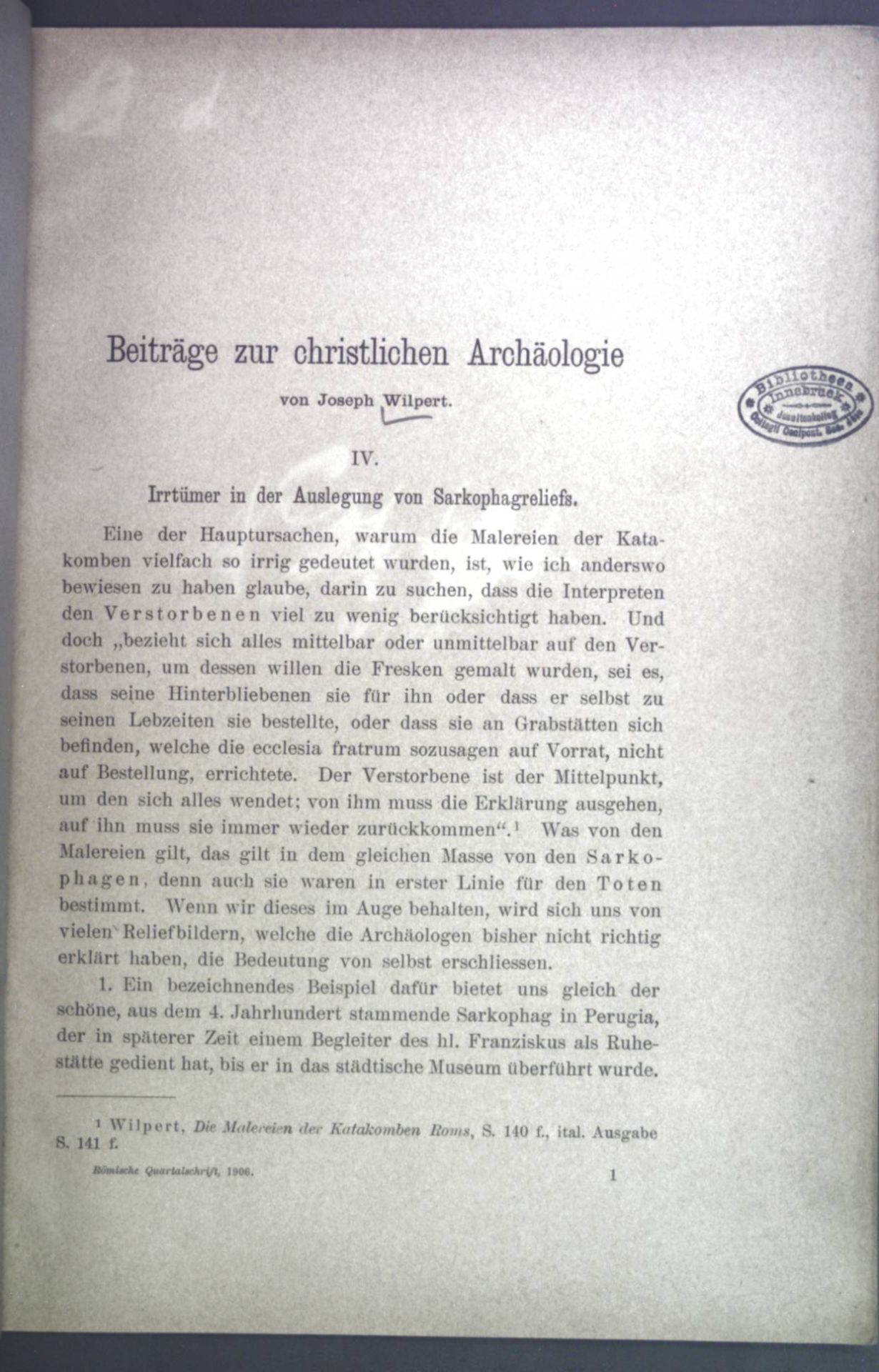 Beiträge zur christlichen Archäologie