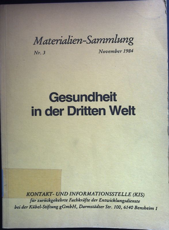 Gesundheit in der Dritten Welt