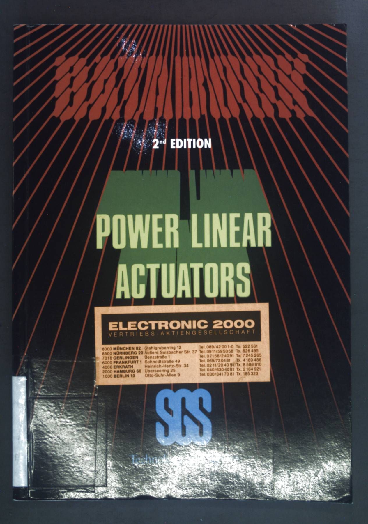Databook Power Linear Actuators 2nd edition. Issued January 1984