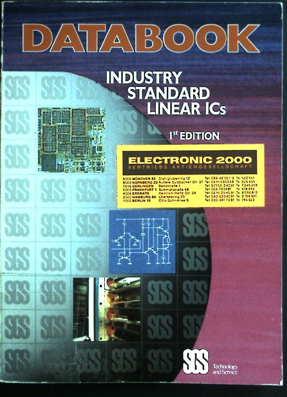 Databook Industry Standard Linear ICs 1st Edition, Issued March 1985