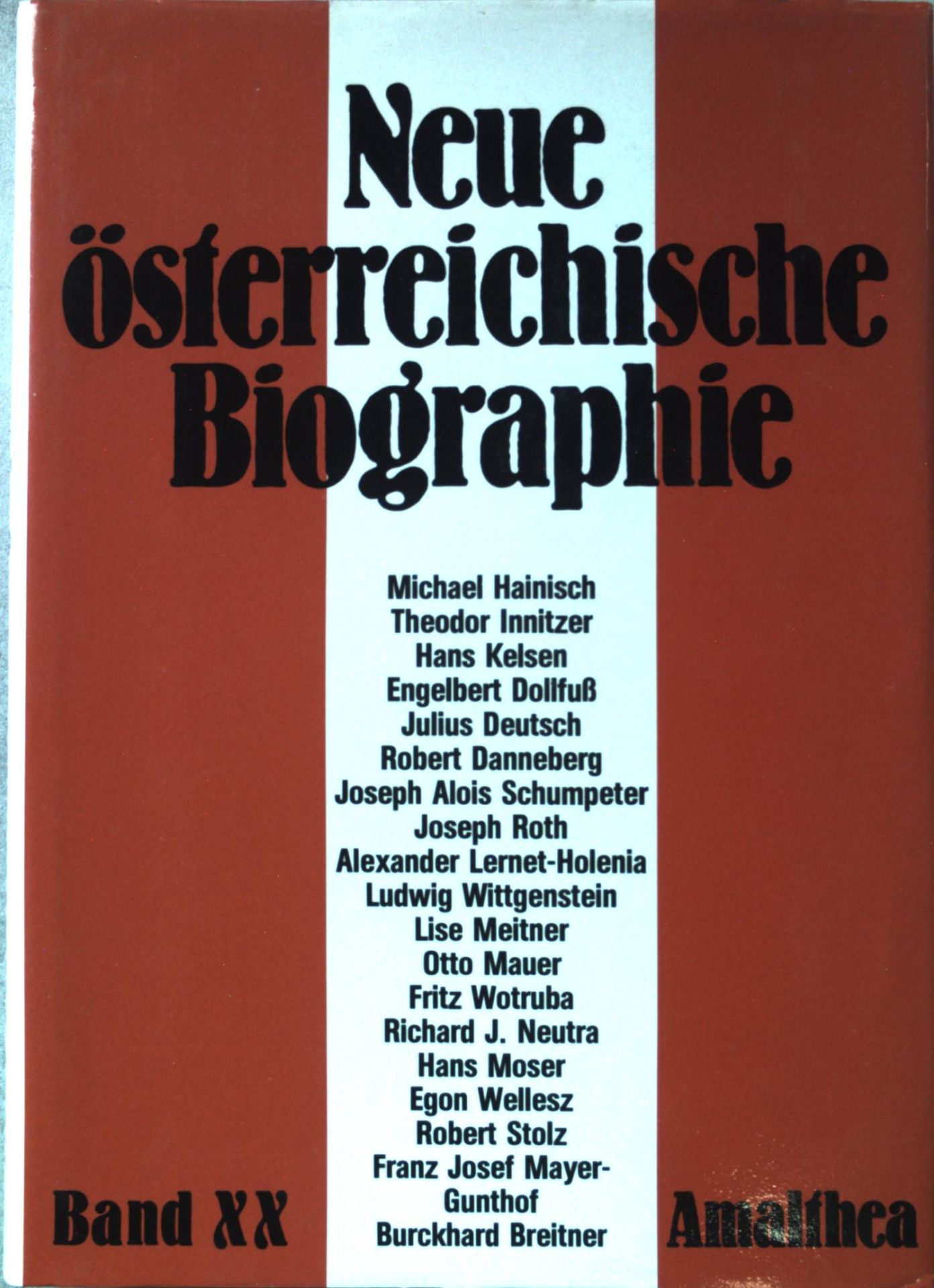Neue österreichische Biographie ab 1815: Große Österreicher, Bd. 20., 19 Beiträge