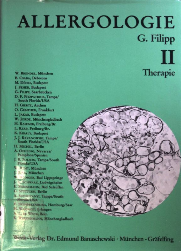 Allergologie: BAND II: Therapie