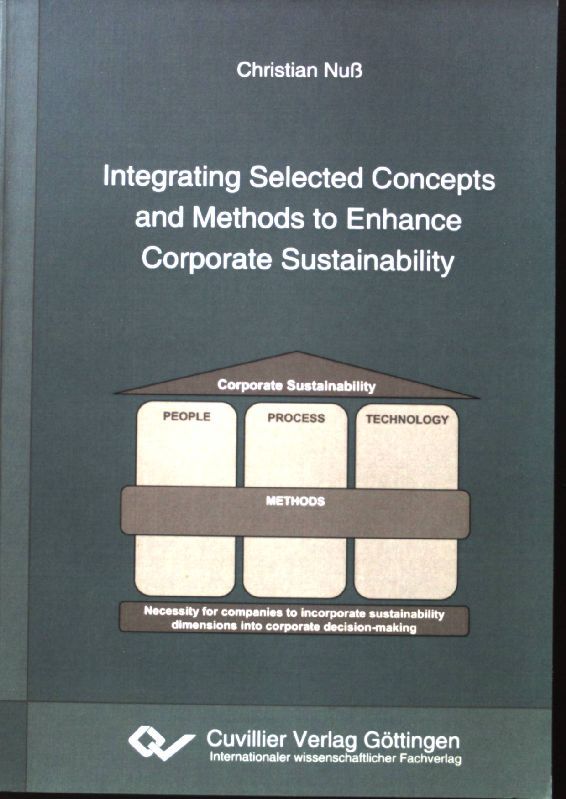 Integrating selected concepts and methods to enhance corporate sustainability