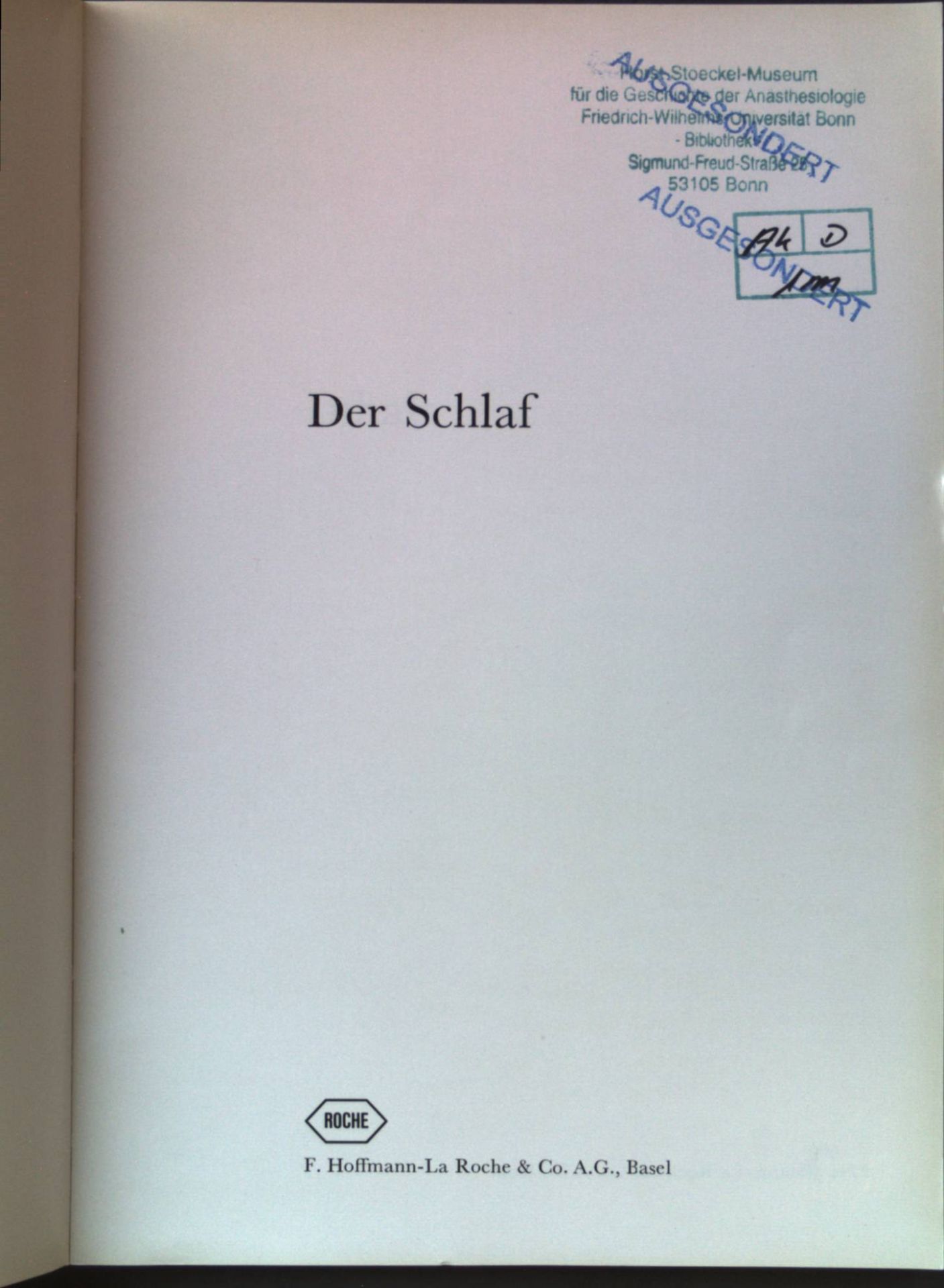 Der Schlaf