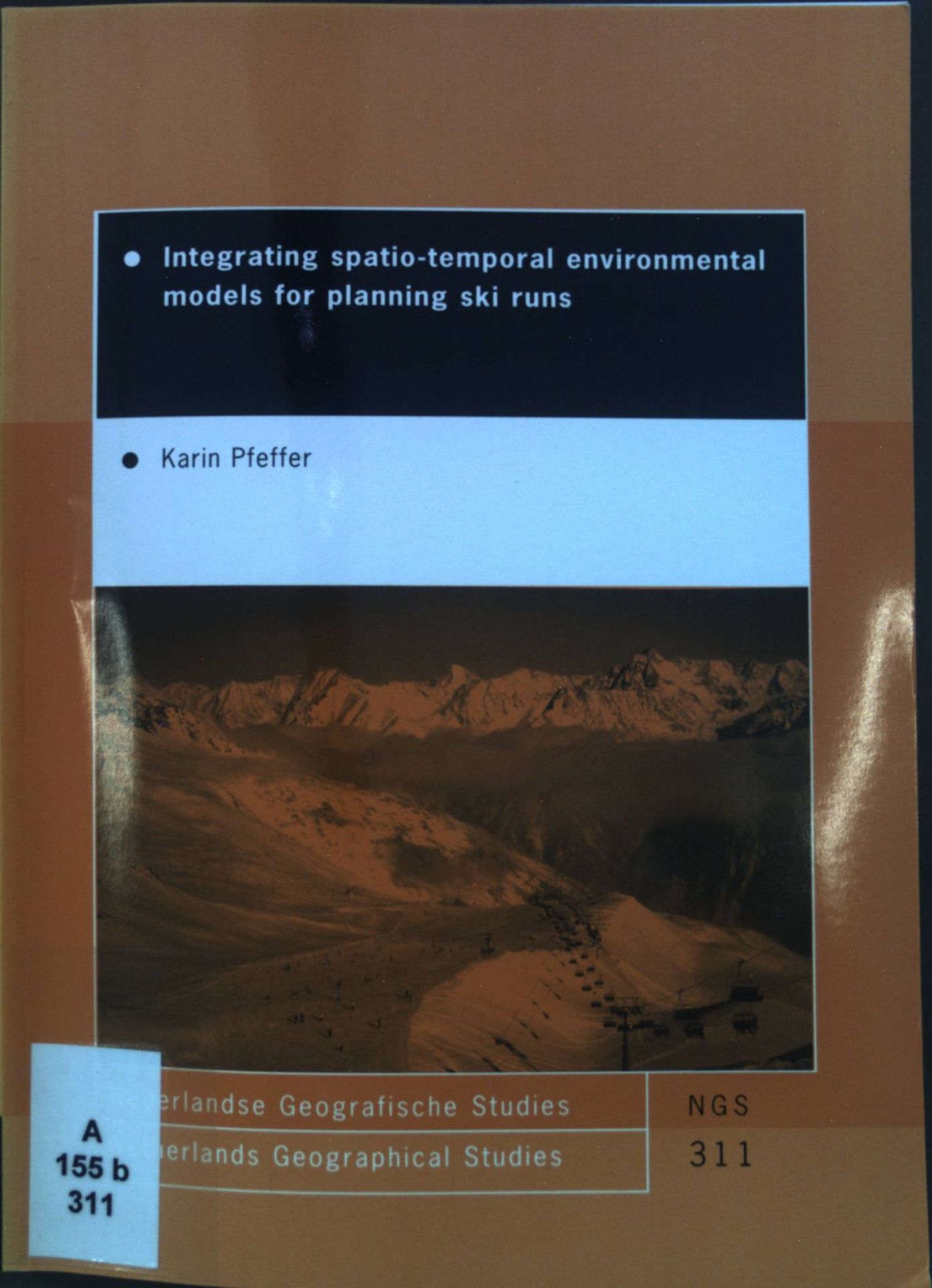 Integrating spatio-temporal environmental models for planning ski runs