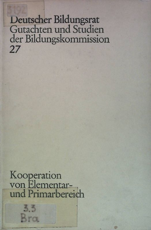 Kooperation von Elementar- und Primarbereich