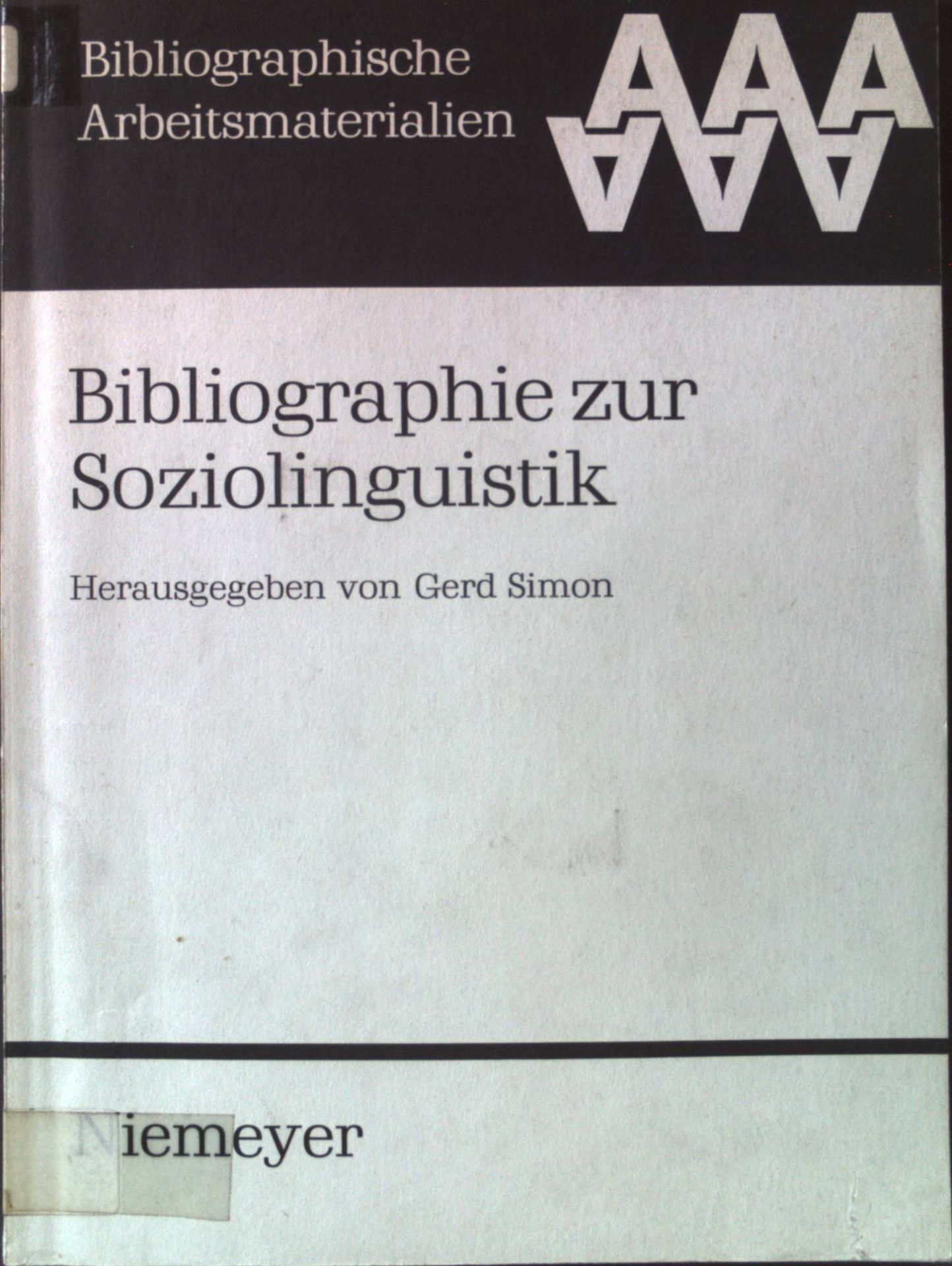 Bibliographie zur Soziolinguistik