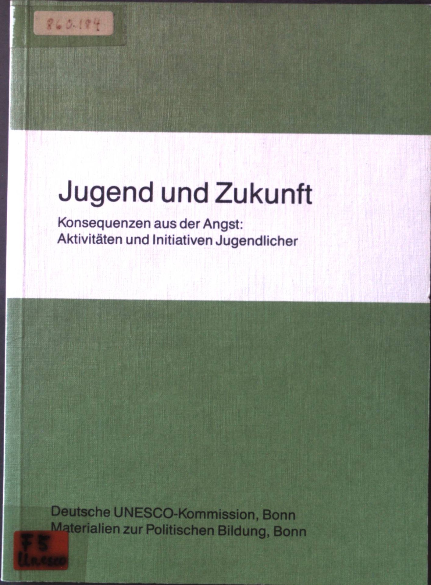 Jugend und Zukunft: Konsequenzen aus der Angst. Aktivitäten und Initiativen Jugendlicher