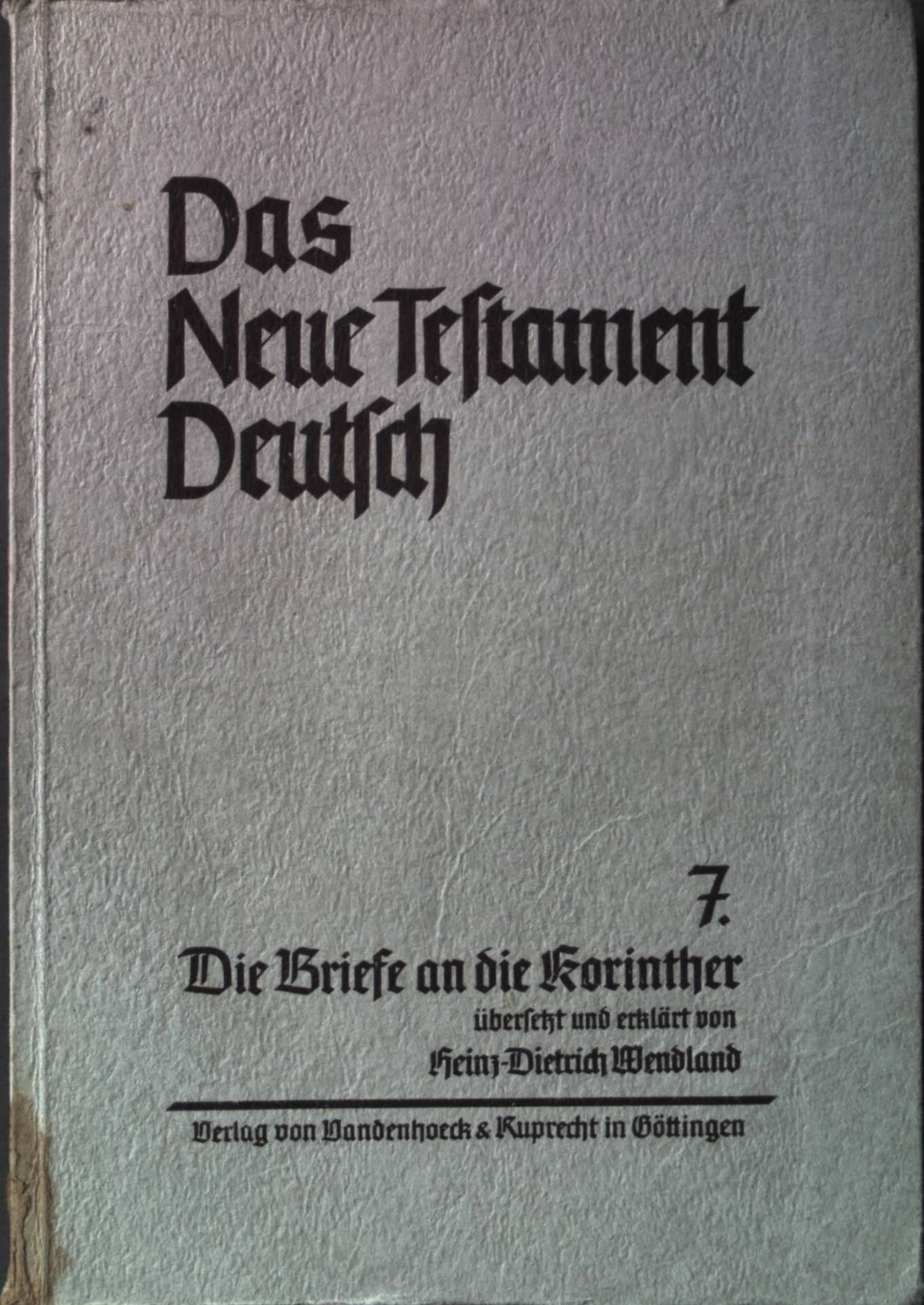 Die Briefe an die Korinther