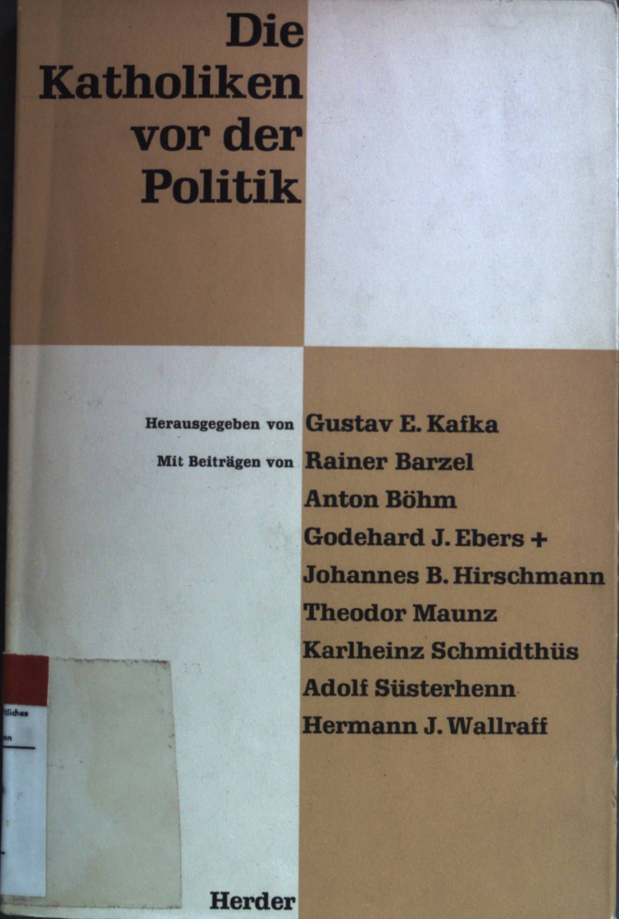 Die katholiken vor der Politik