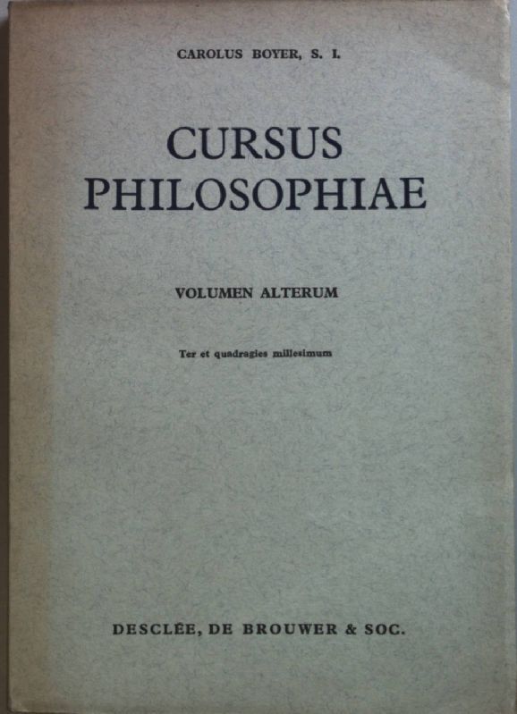 Cursus philosophiae: VOL. II