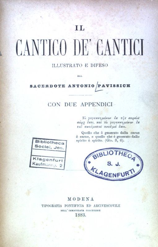 Il Cantico de' Cantici