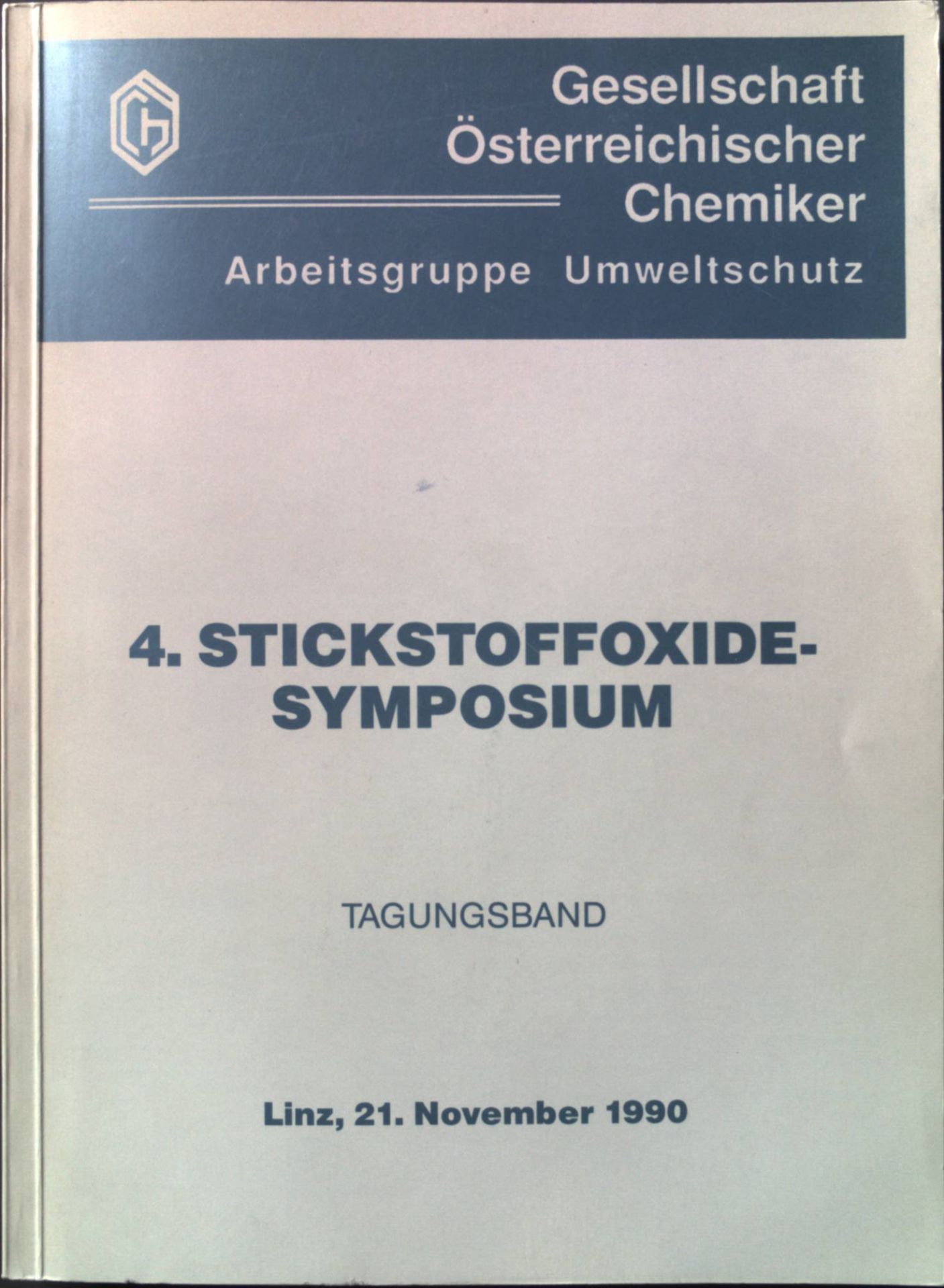 4. Stickstoffoxide - Symposium 21. November 1990