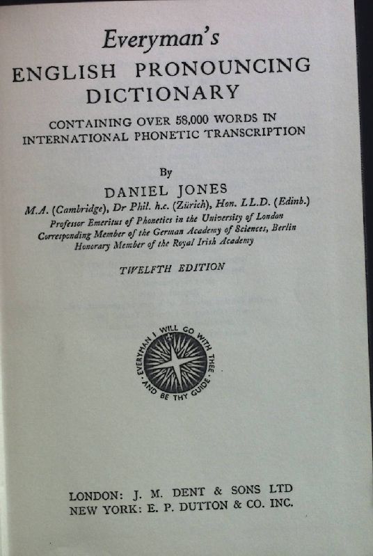 Everyman's English Pronouncing Dictionary