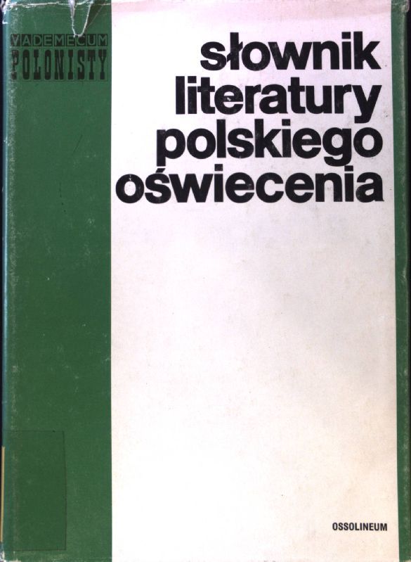 Slownik Literatury Polskiego Oswiecenia