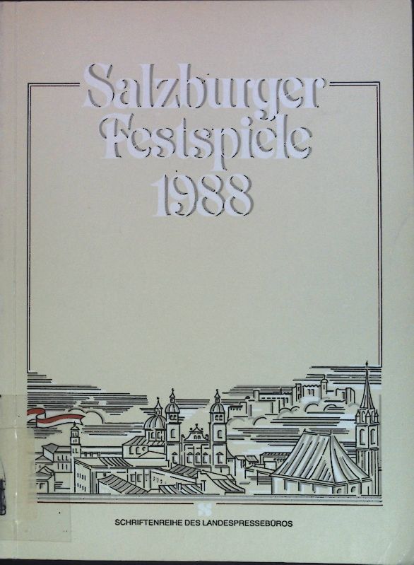 Salzburger Festspiele: 1988