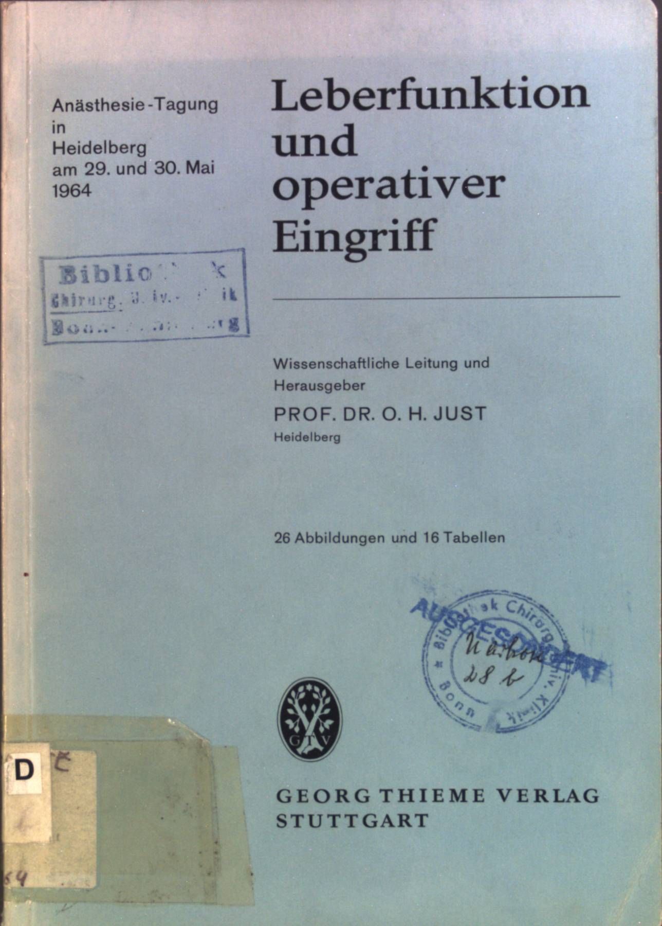 Leberfunktion und operativer Eingriff