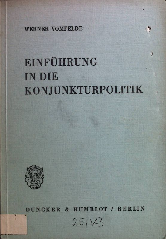 Einführung in die Konjunkturpolitik