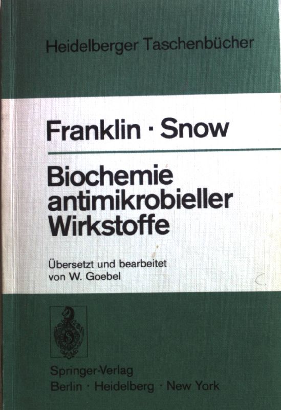 Biochemie antimikrobieller Wirkstoffe
