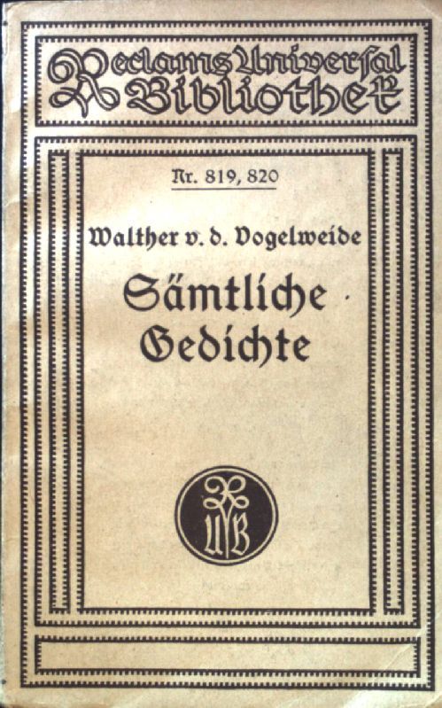 Sämtliche Gedichte