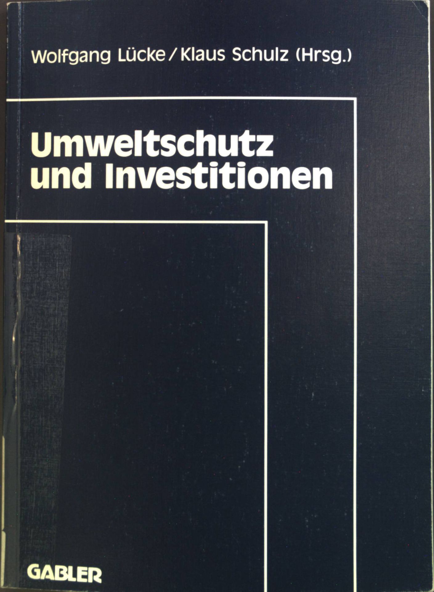 Umweltschutz und Investitionen