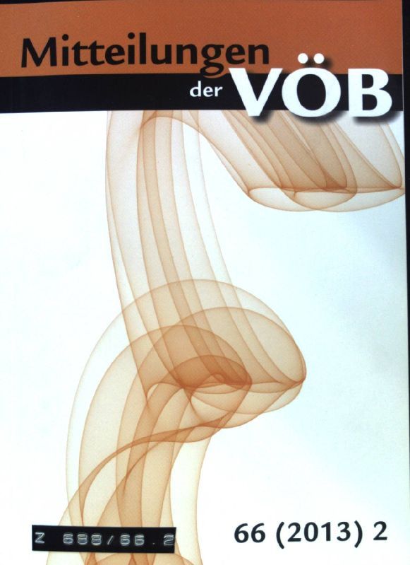 Benutzerstudien in natürlichen Umgebungen. - in: Mitteilungen der VÖB