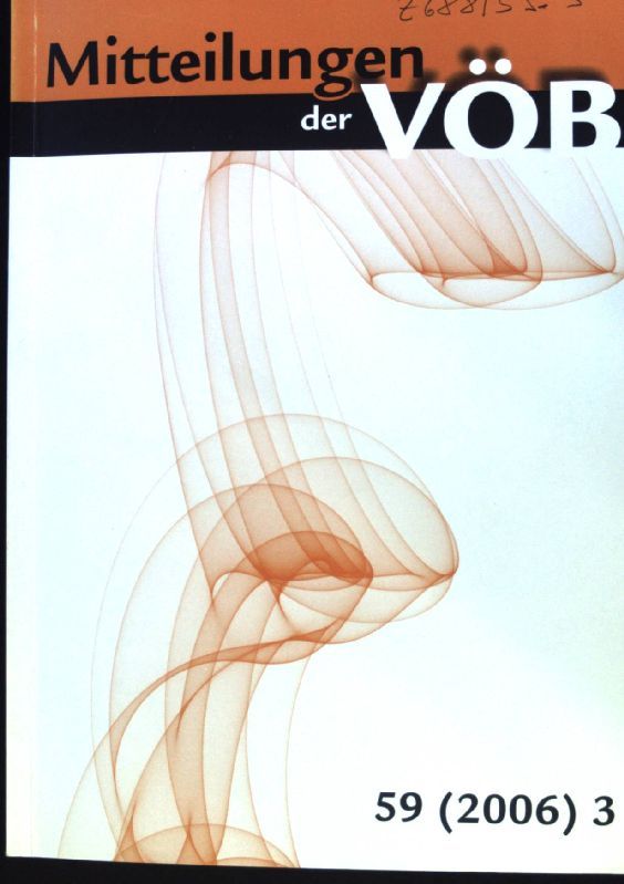 BIX: Beteiligung von sechs österreichischen Universitätsbibliotheken am Bibliotheksindex 2006. - in: Mitteilungen der VÖB