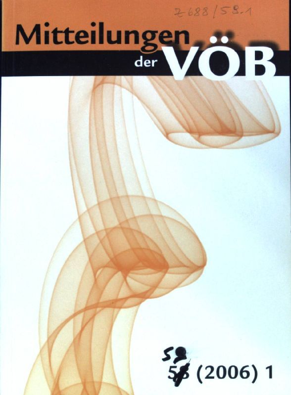 Benchmarking für die UB-Graz. - in: Mitteilungen der VÖB