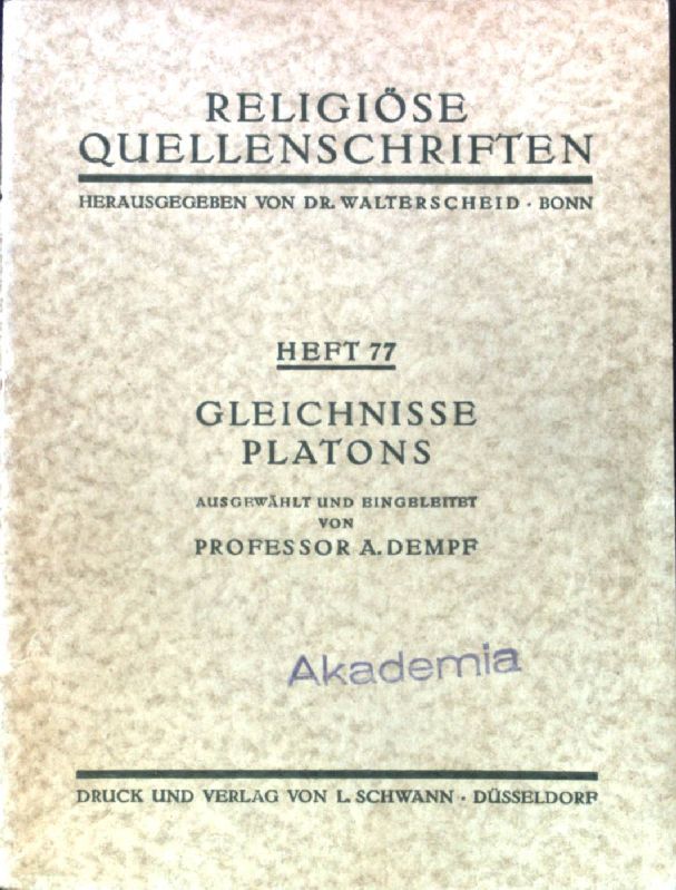 Gleichnisse Platons