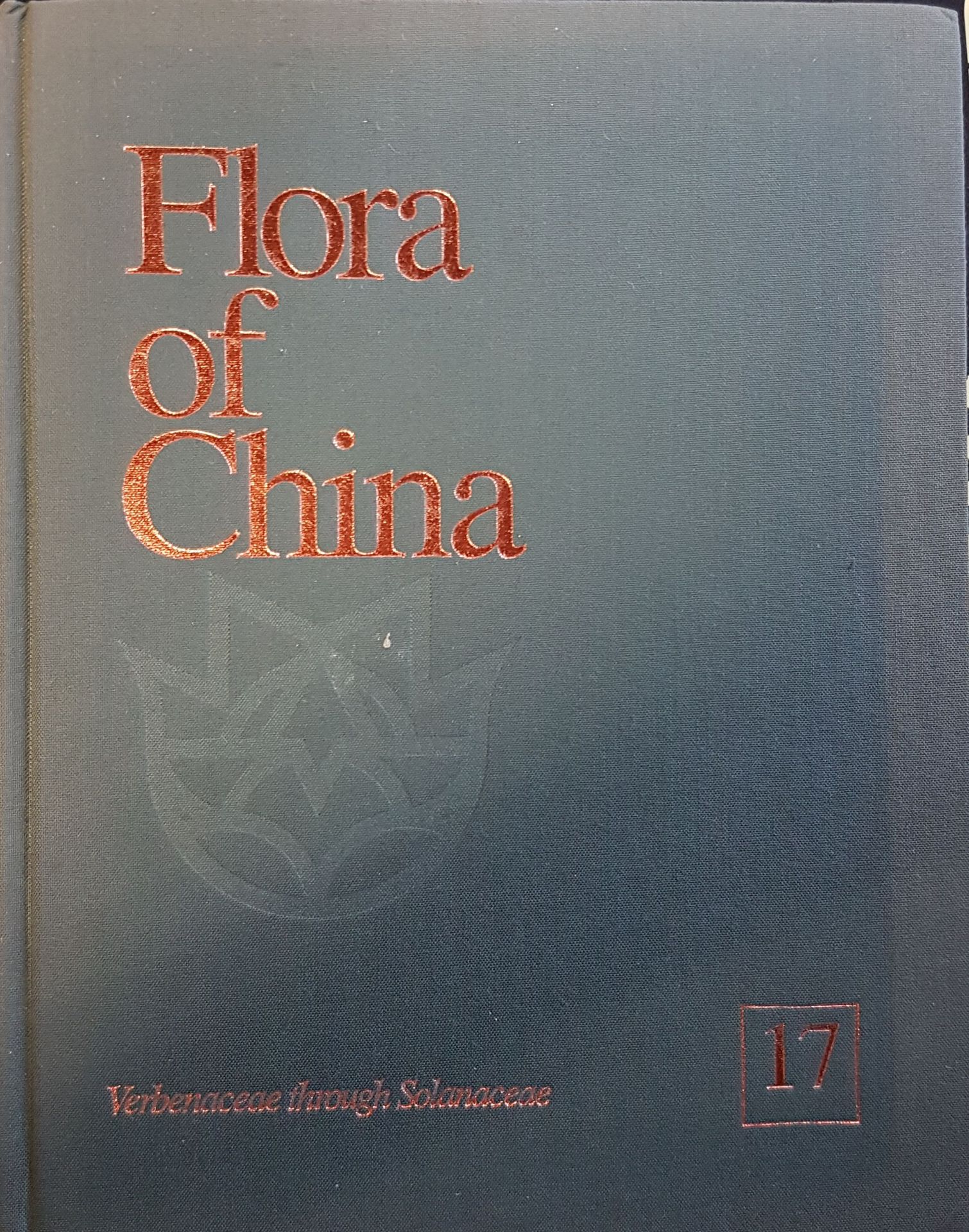 Flora of China: Vol.17: Verbenaceae through Solanaceae