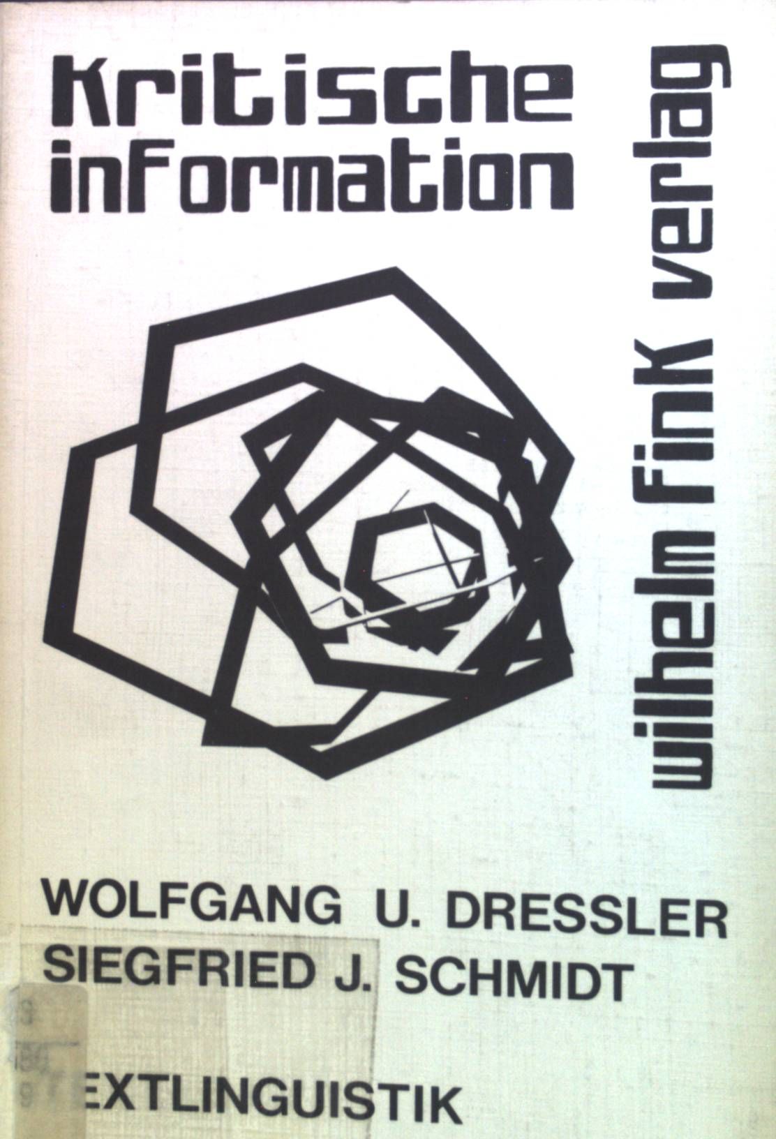 Textlinguistik. Kommentierte Bibliographie