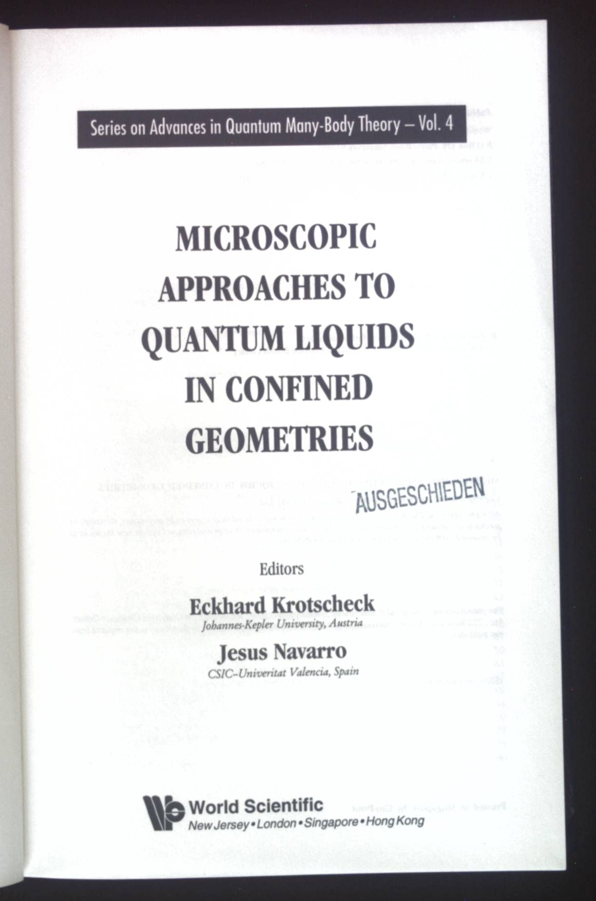 Microscopic Approaches To Quantum Liquids In Confined Geometries