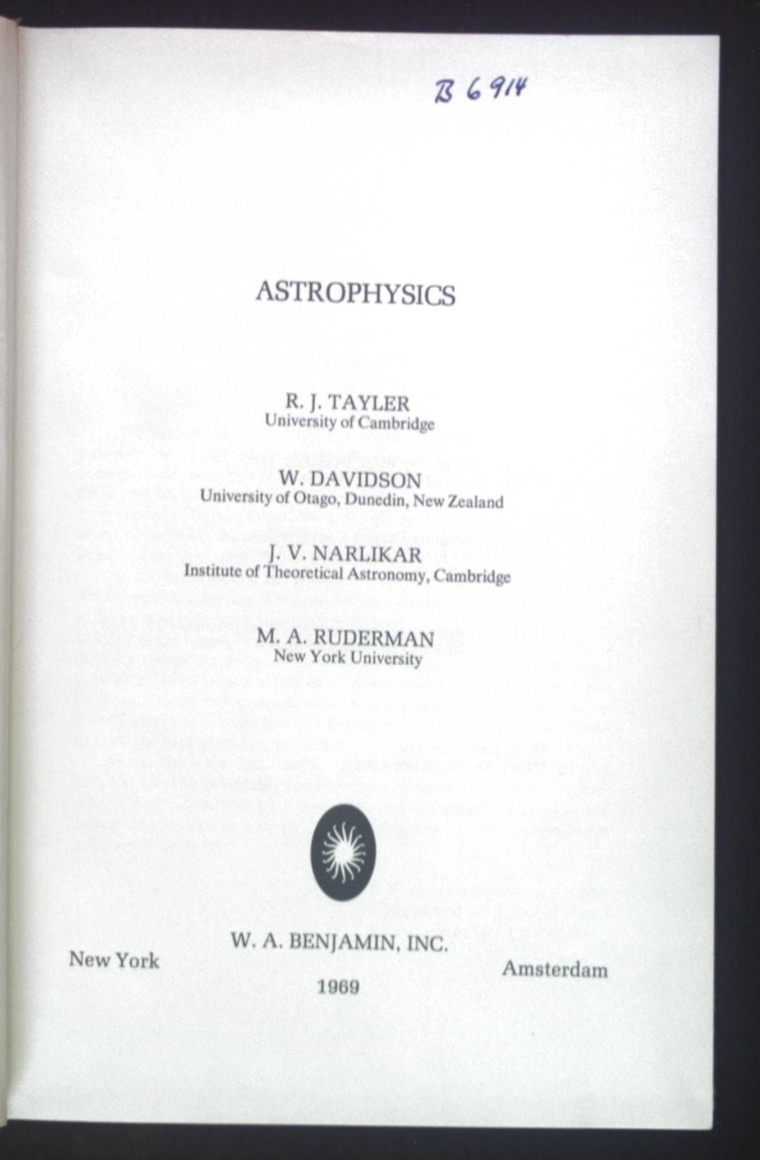 Astrophysics