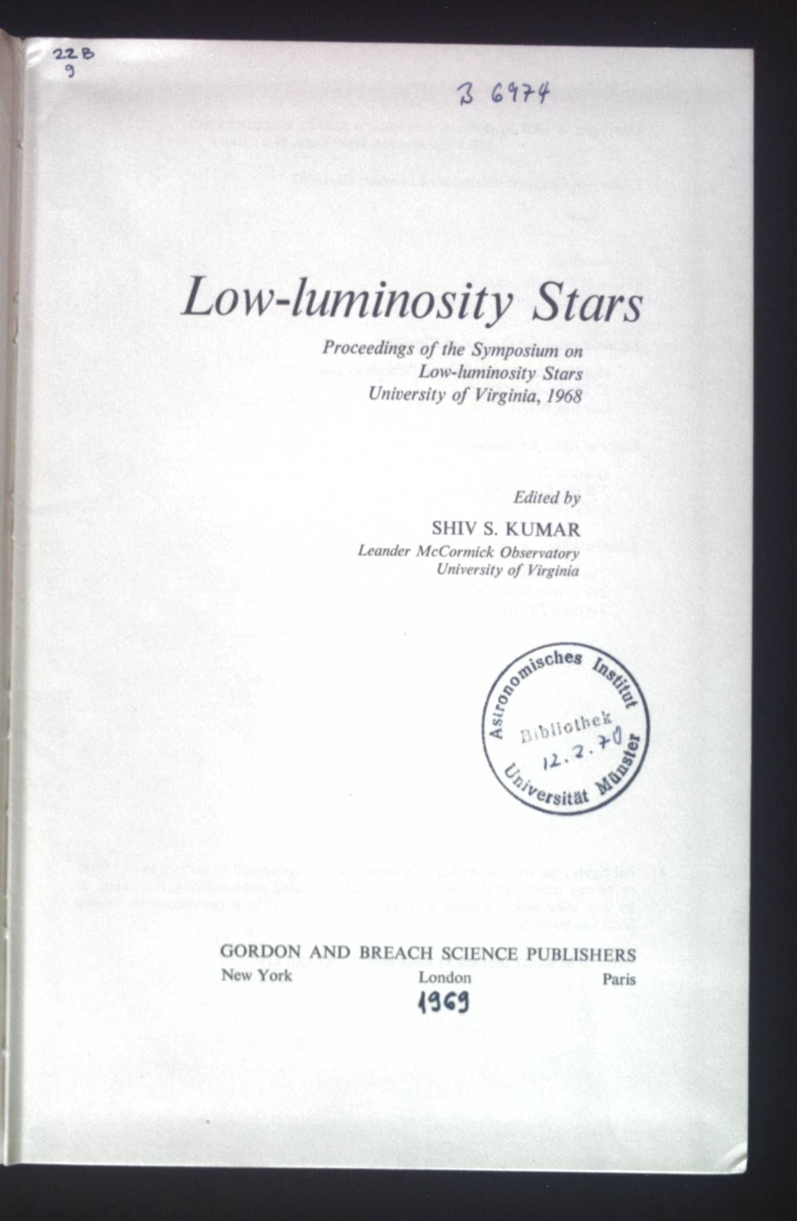 Low-luminosity Stars