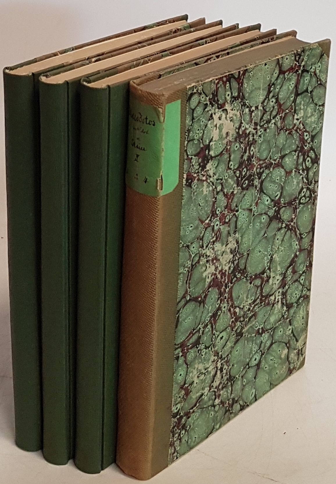 Herodotos (KONVOLUT aus 4 Bänden) - hier vorhanden Bd.II - V: Buch III - IX. Namensverzeichniss (mit Karten und Holzschnitten)