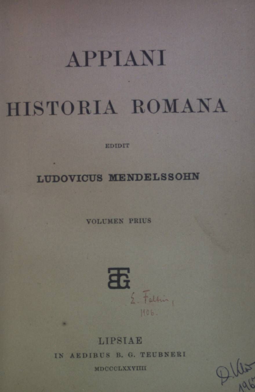 Appiani Historia Romana