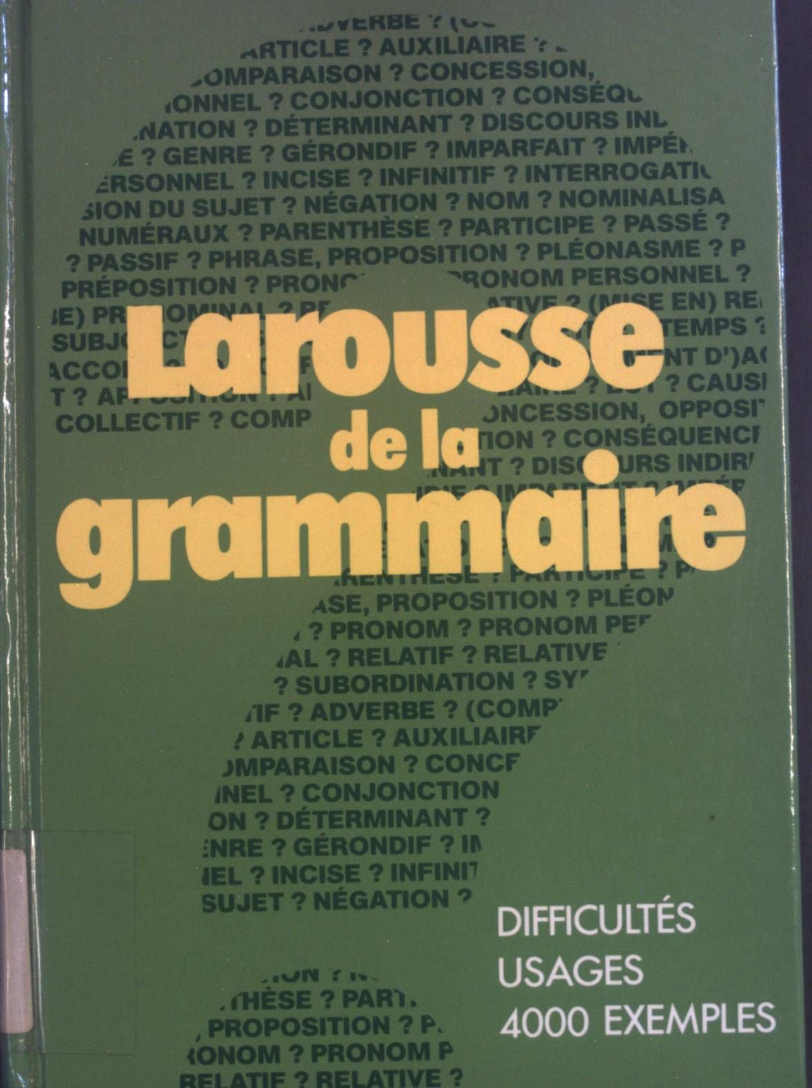 Larousse de la Grammaire