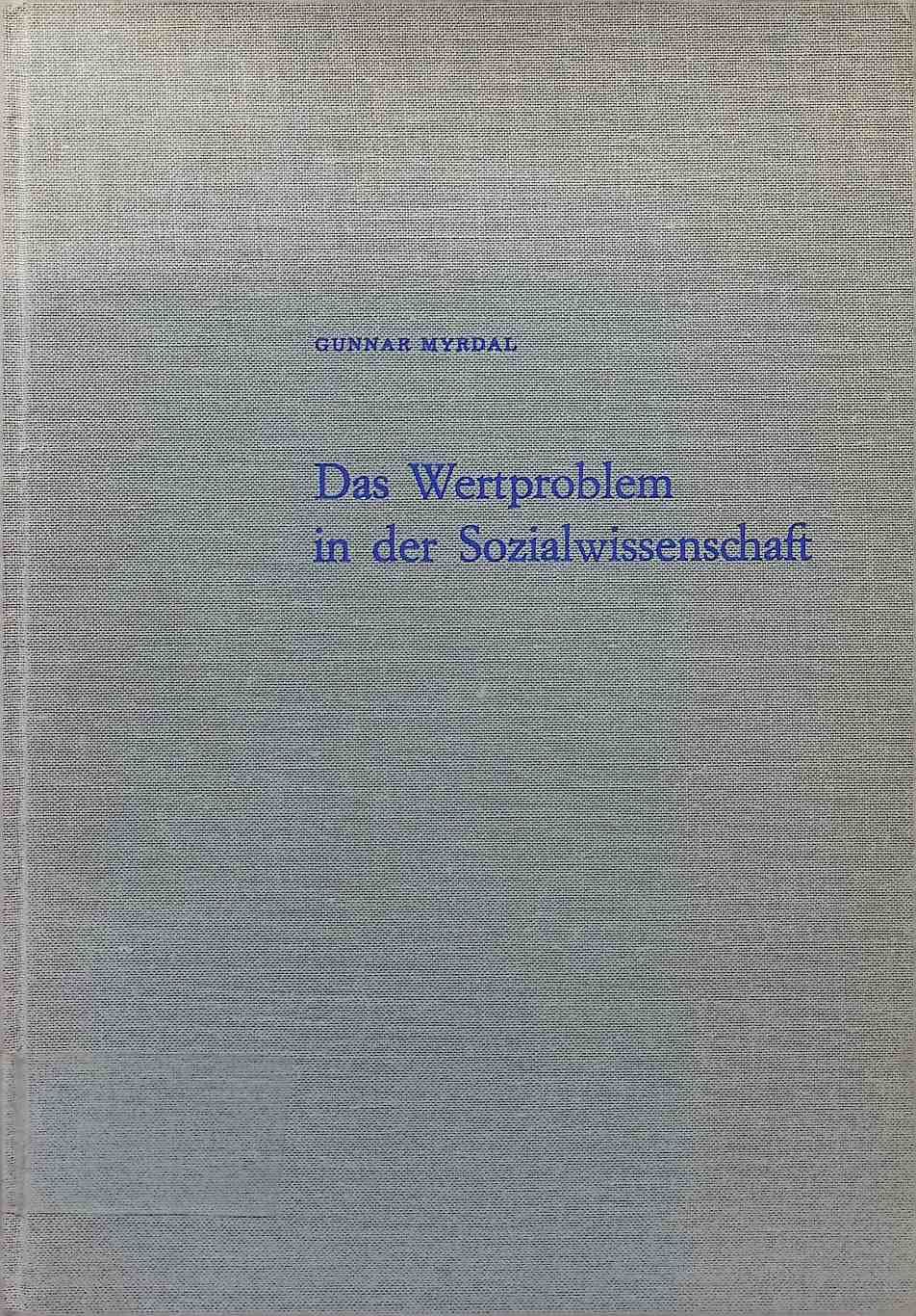 Das Wertproblem in der Sozialwissenschaft