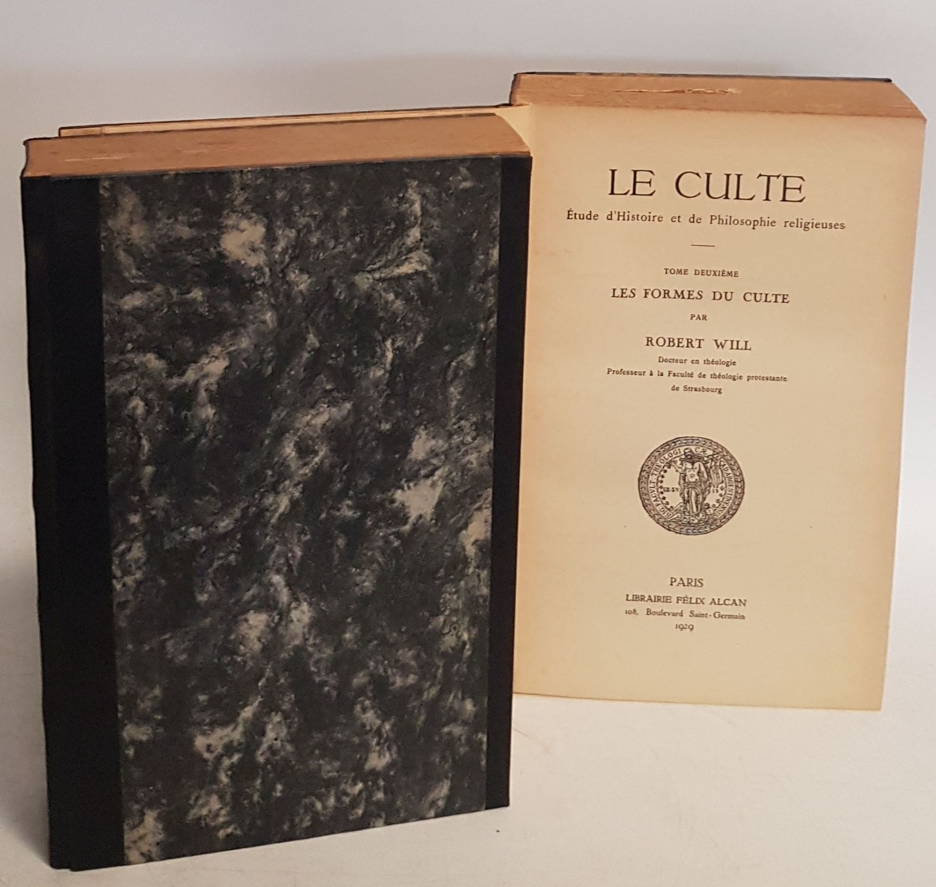 Le Culte: Etude d'Histoire et de Philosophie religieuses (2 tomes cpl./ 2 Bände KOMPLETT) - Tome I: Le caractere religieux du culte/ Tome II: Les formes du culte