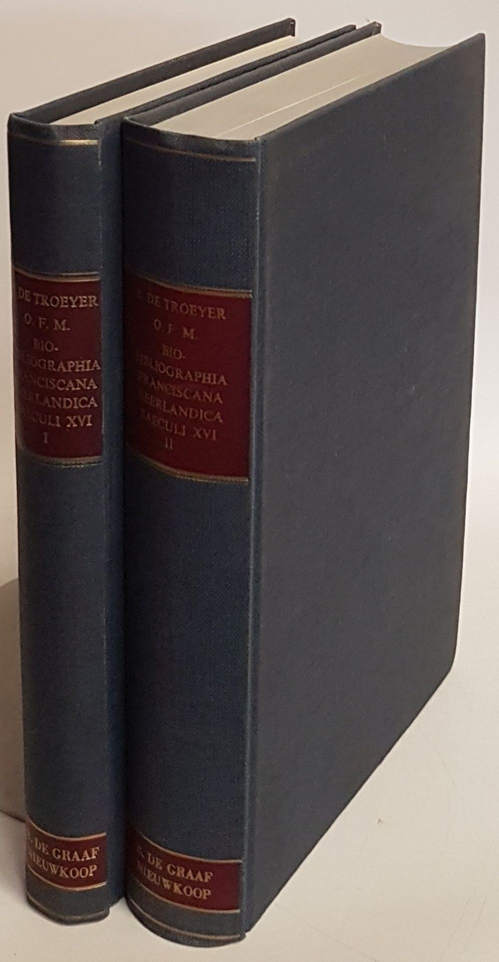 Bio-Bibliographia Franciscana Neerlandica Saeculum XVI (2 vols./ 2 Bände KOMPLETT) - I. Pars biographica: De auteurs van de uitgegeven werken/ II. Pars bibliographica: De edities