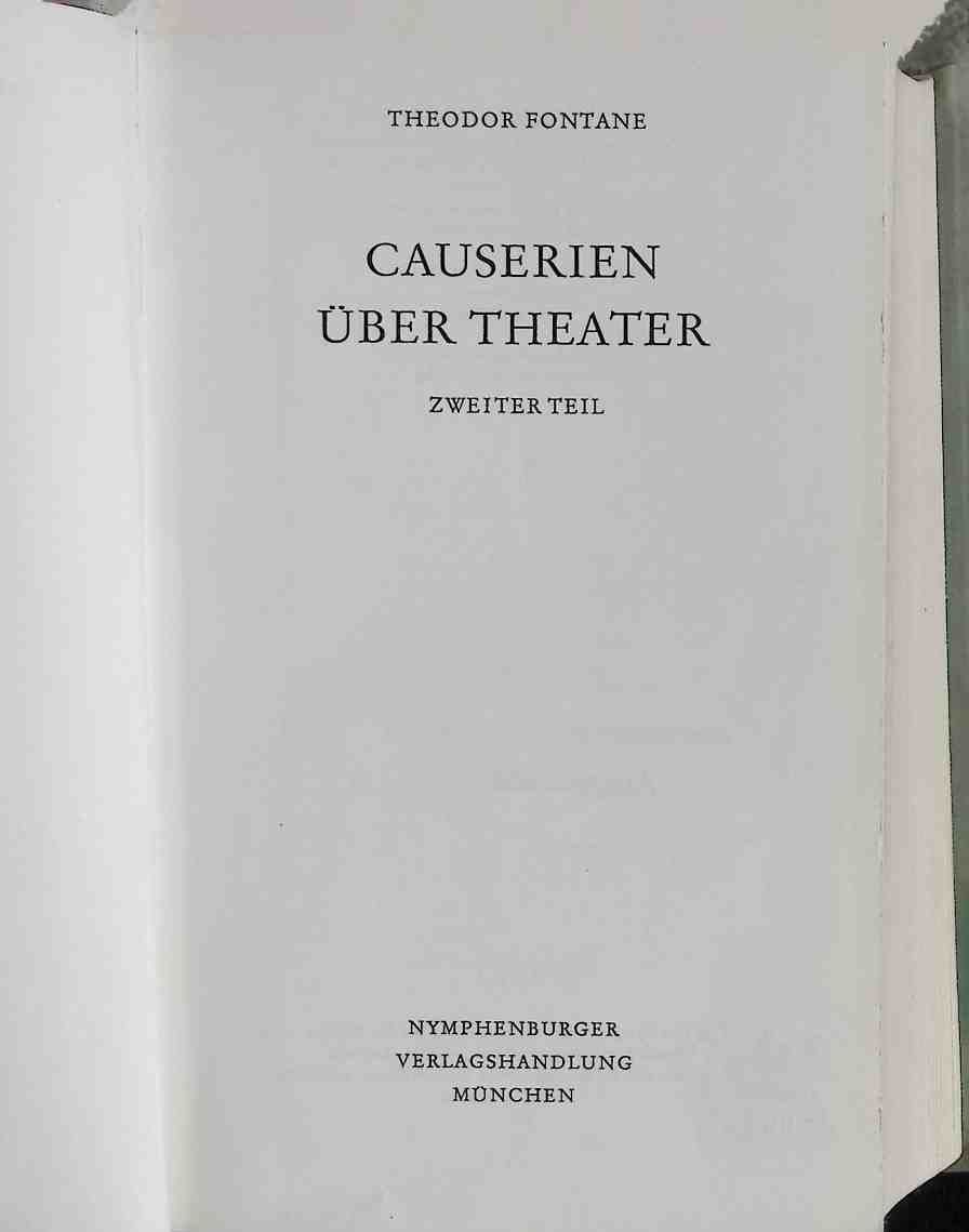 Sämtliche Werke - BAND XXII/2: Causerien über Theater Zweiter Teil