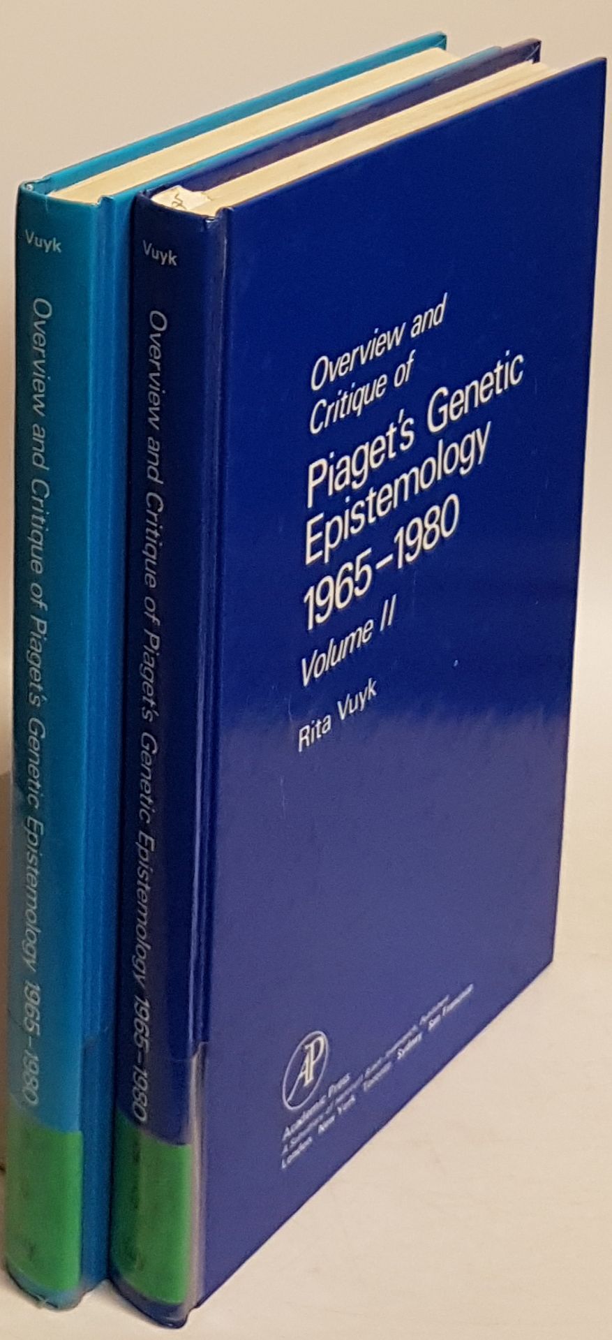 Overview and Critique of Piaget's Genetic Epistemology 1965-1980 (2 vols.set/ 2 Bände KOMPLETT)
