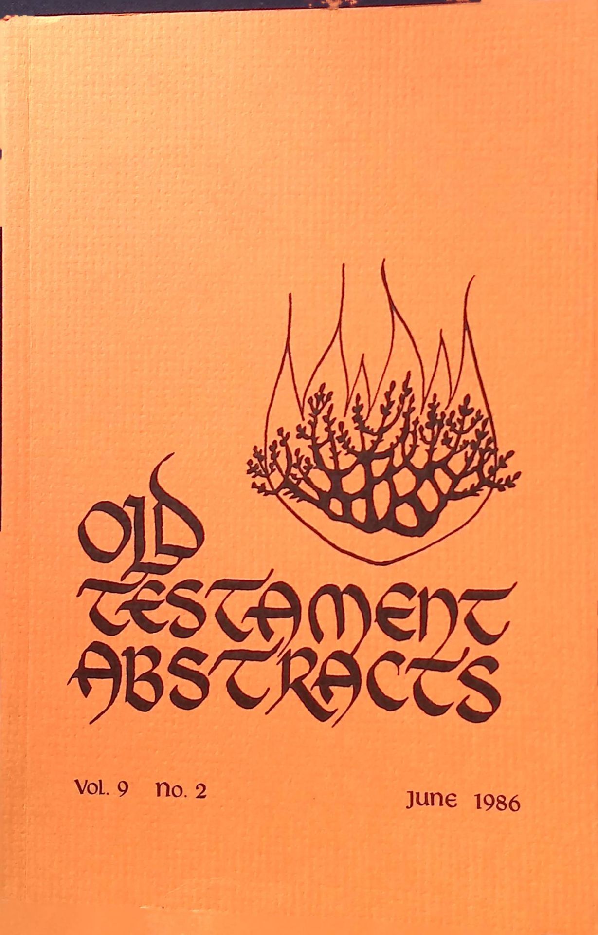 El método sociológico en los estudios biblios - in: Old Testament Abstracts, vol. 9, no. 2