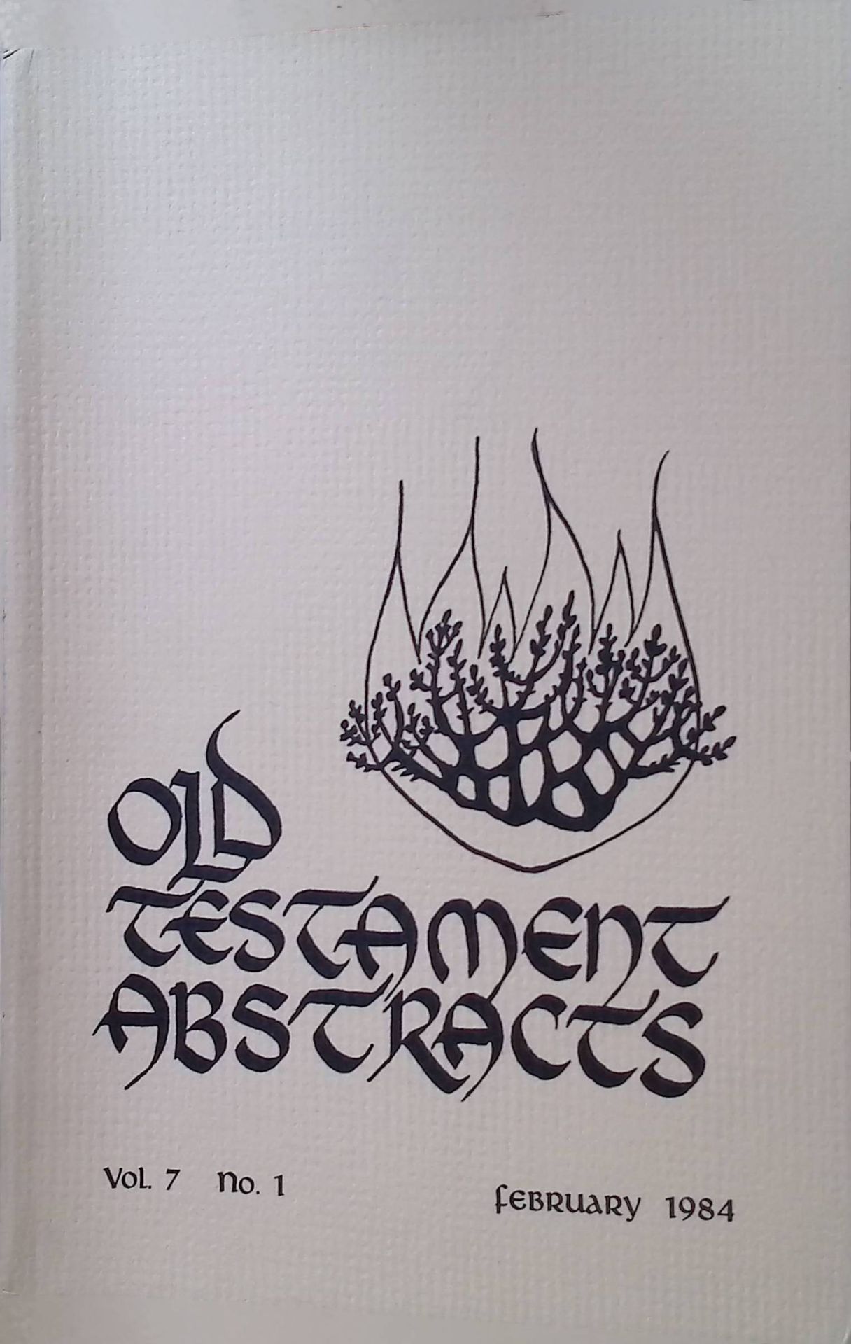 Prophets Through the Looking Glass: Between Writings and Moses - in : Old Testament Abstracts : Vol. 7, n. 1