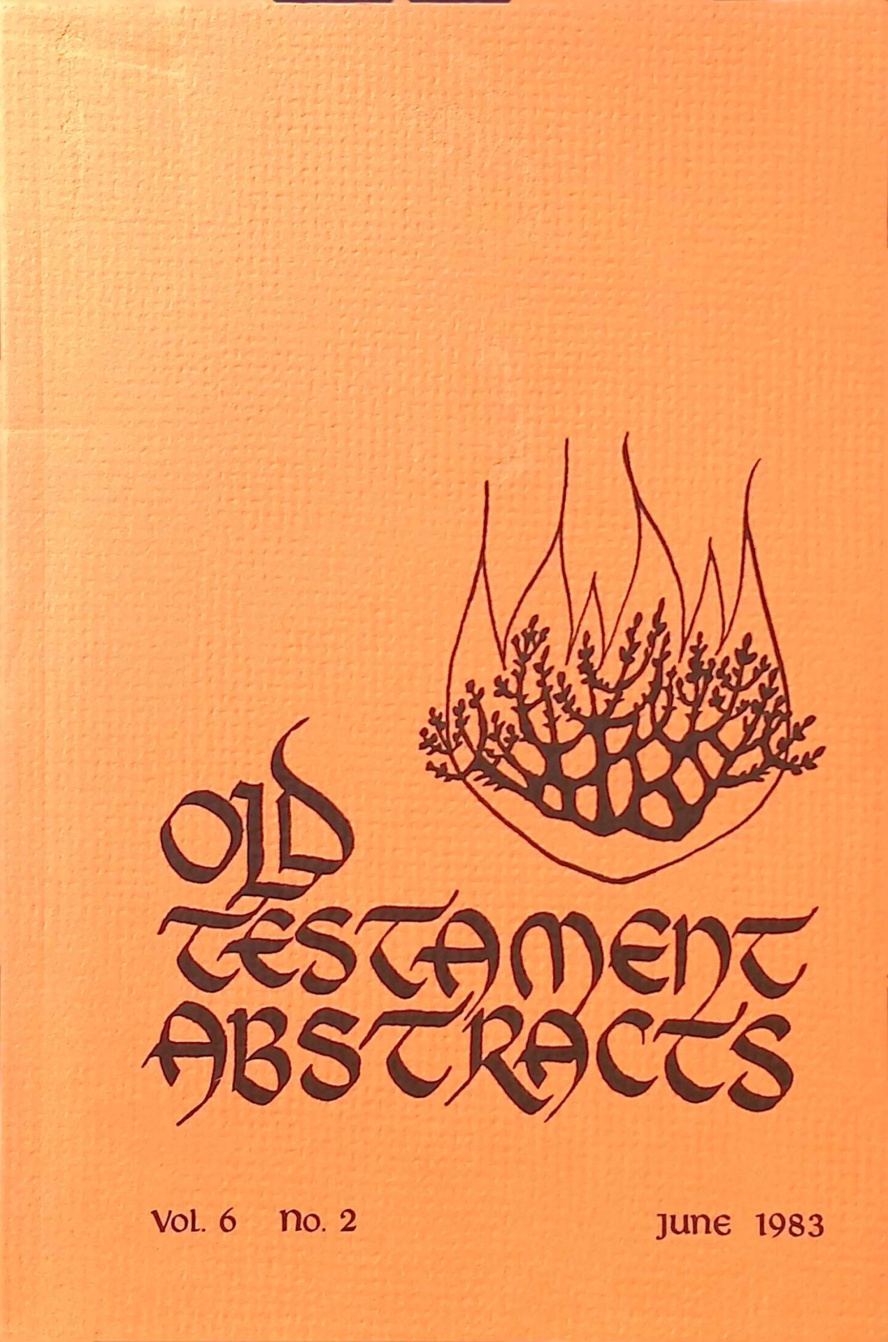 Wie verarbeitete das Judentum fremde Einflüsse in hellenistischer Zeit - in : Old Testament Abstracts : Vol. 6, n. 2