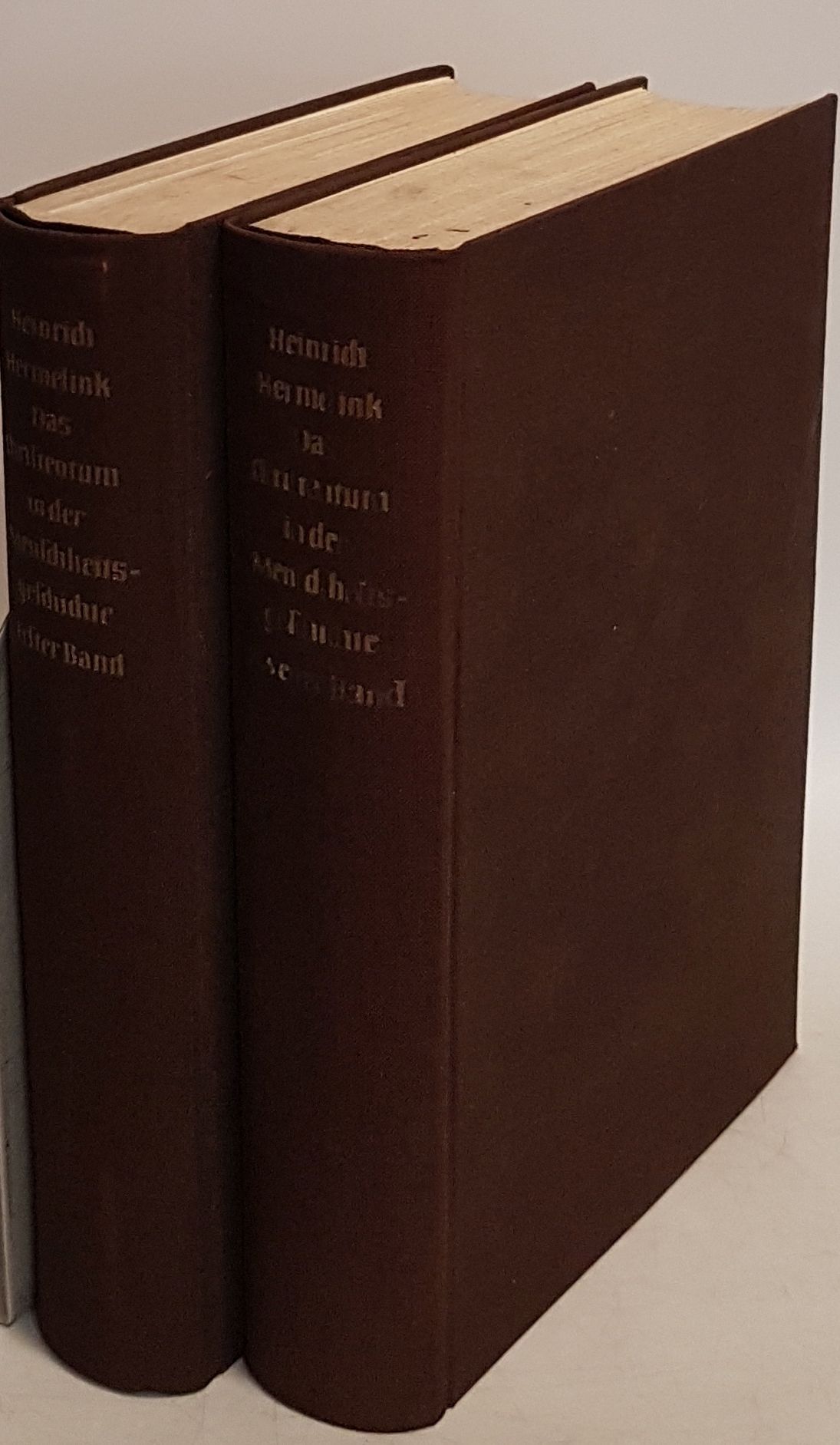 Das Christentum in der Menschheitsgeschichte von der Französischen Revolution bis zur Gegenwart (2 Bände von 3) - Bd.I: Revolution und Restauration 1789-1835/ Bd.II: Liberalismus und Konservativismus 1835-1870