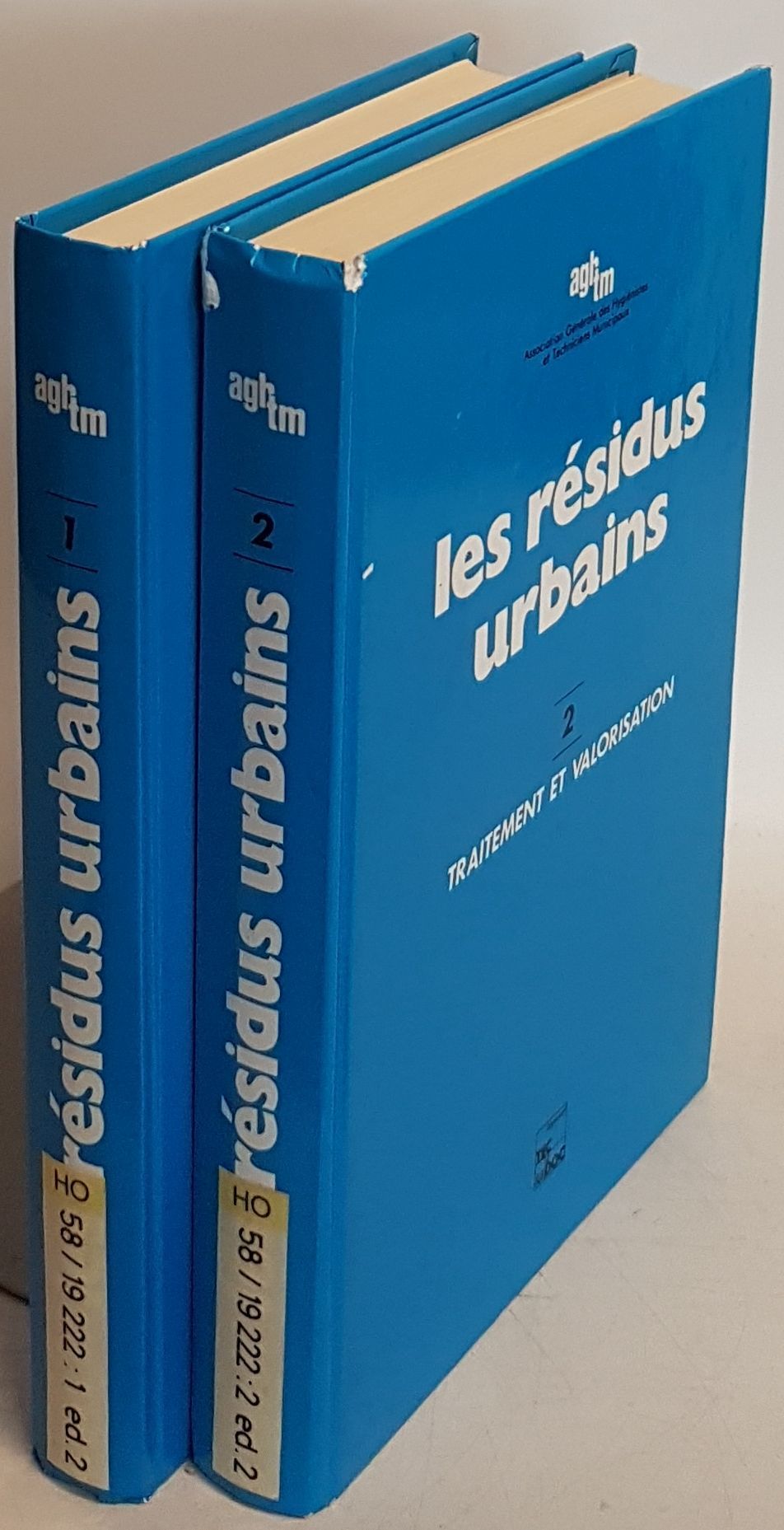 Les residus urbains (2 vols./ 2 Bände KOMPLETT) - Vol.1: Collecte des résidus urbains Nettoiement des voies publiques/ Vol.2: Traitement et valorisation