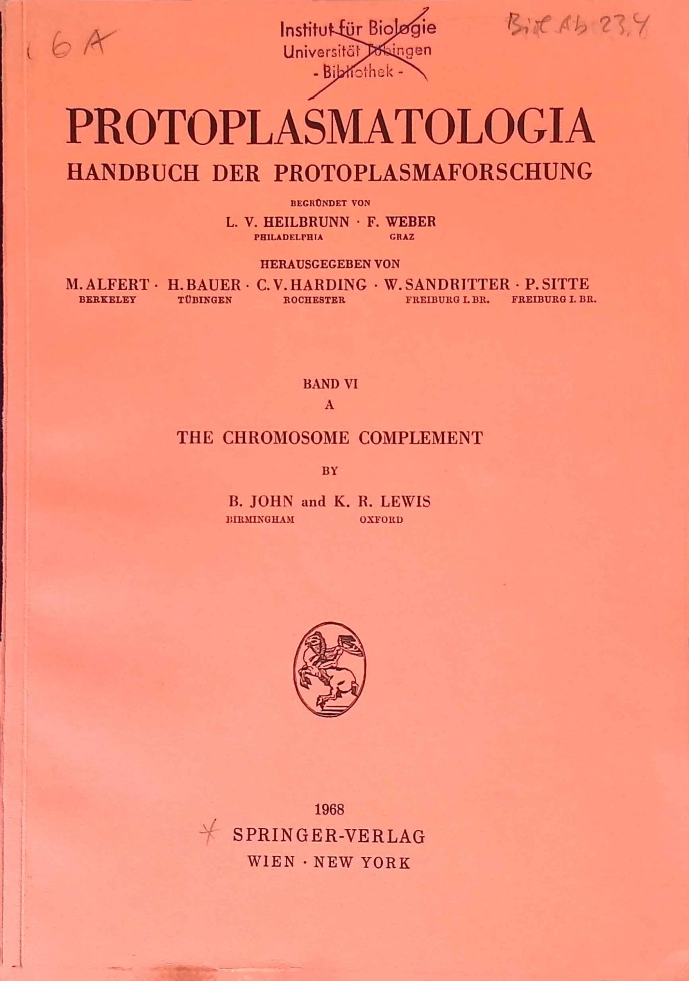 The Chromosome Complement
