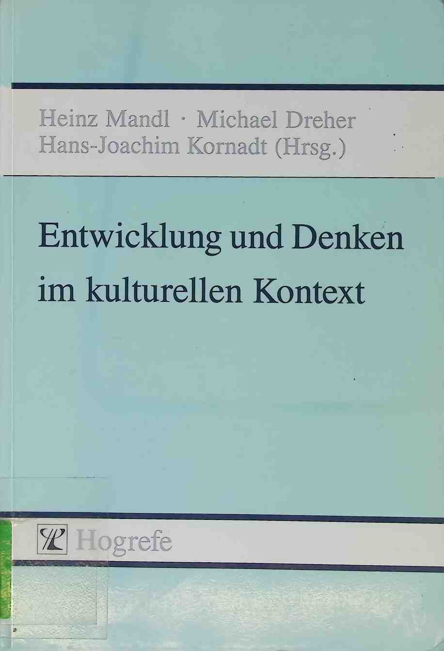 Entwicklung und Denken im kulturellen Kontext