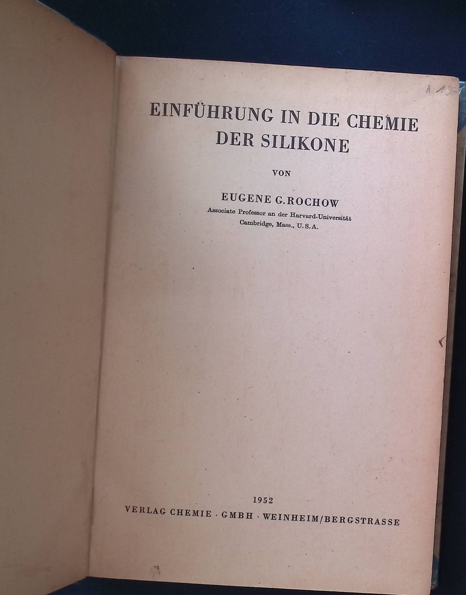 Einführung in die Chemie der Silikone